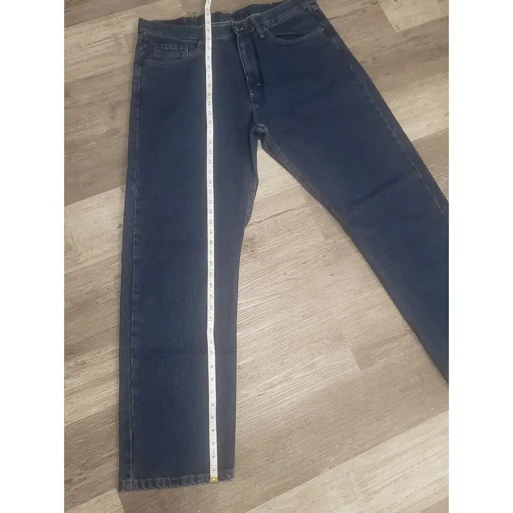 Wrangler Relaxed Fit Dark Denim Blue Jeans | Brand New w. Tags | Size 38 x 32